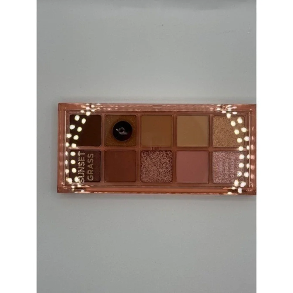 Peach C Blending Eyeshadow Palette Sunset‎ Grass Korean Makeup Neutral8g